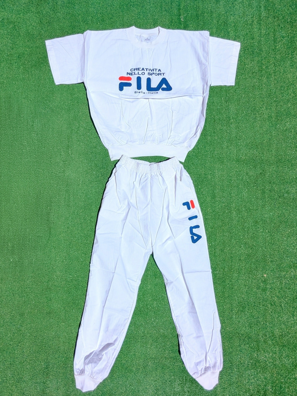 Vintage FILA 1980's Women's Medium Sport Top/Joggers Outfit Set NOS - Picture 2 of 6